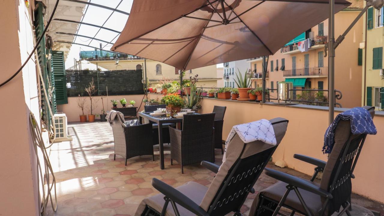 Sole, Terrazza, Centro Citta E Wi-Fi Veloce! Apartamento Génova Exterior foto