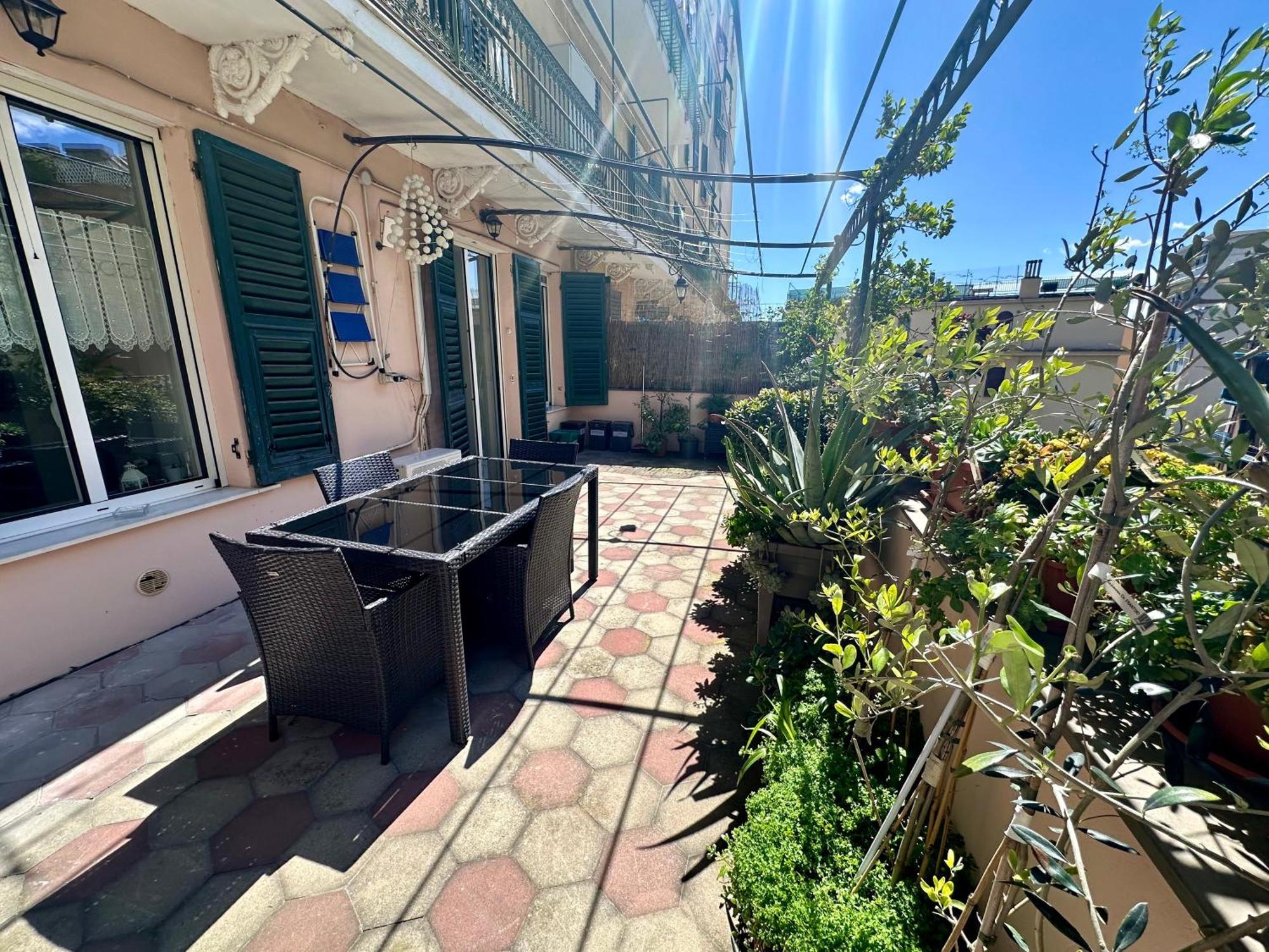 Sole, Terrazza, Centro Citta E Wi-Fi Veloce! Apartamento Génova Exterior foto